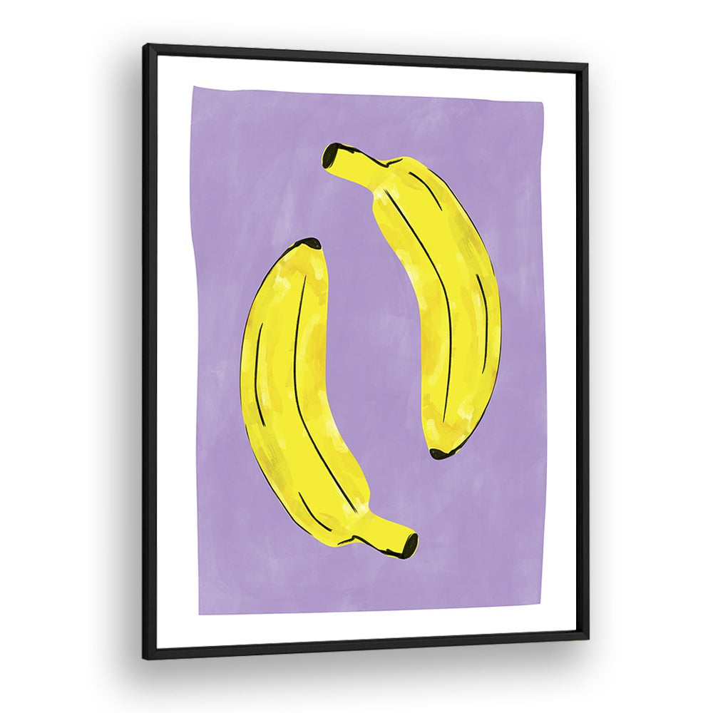 YELLOW BANANAS BY ELENA RISTOVA, KITCHEN ART PAINTINGS