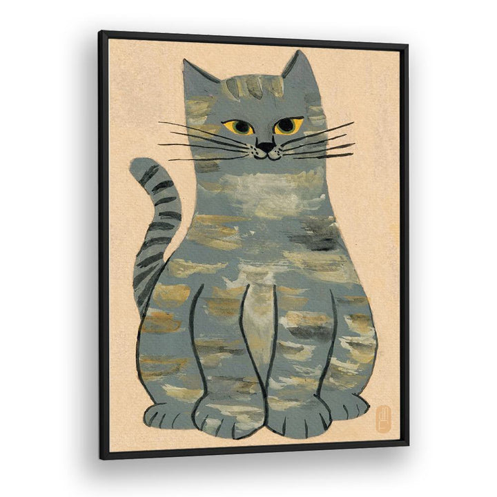 ANIMALS painting - LOUISE THE CAT by Asianmonk