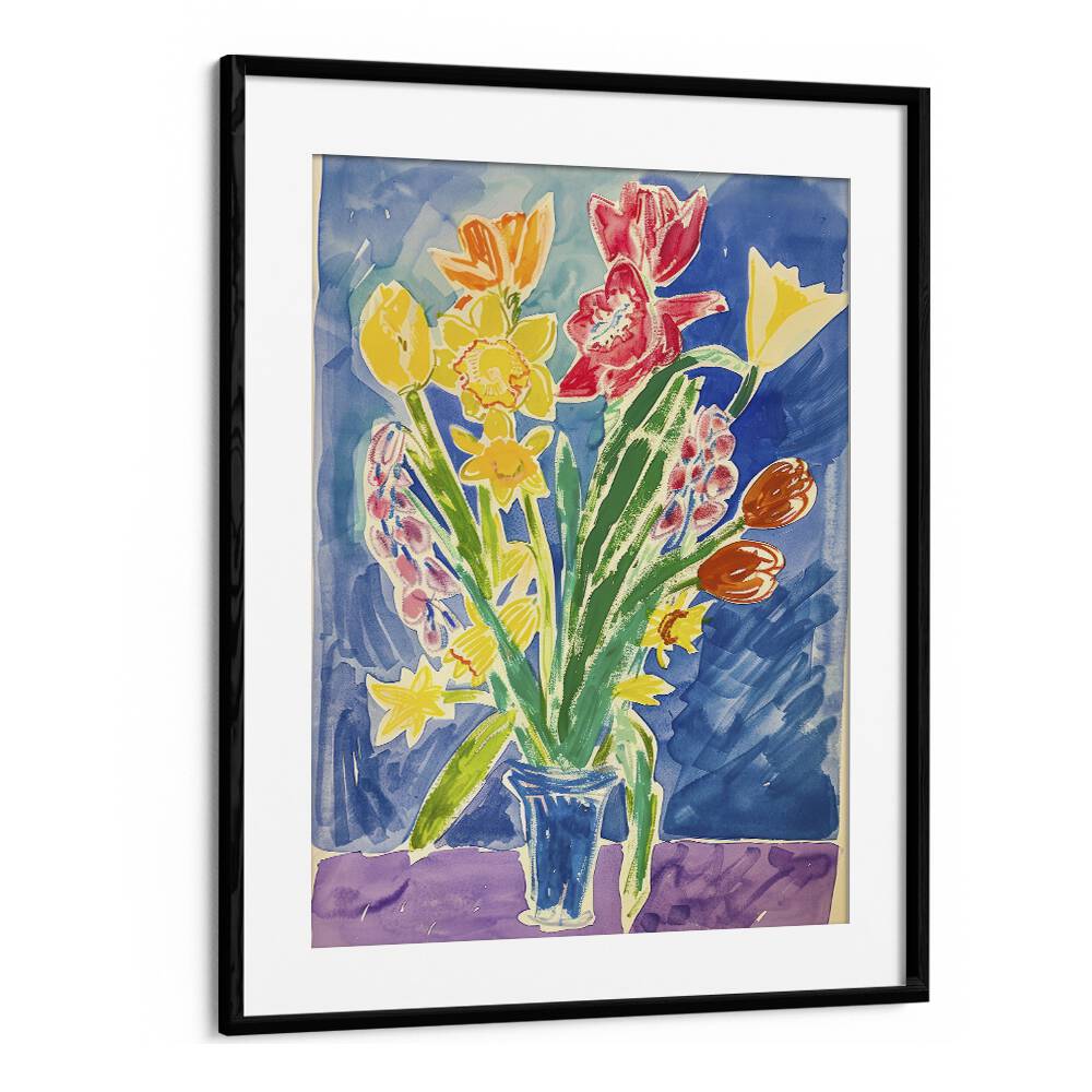 ABSTRACT painting - TULIP LILY ORCHID DELIGHT by Asianmonk