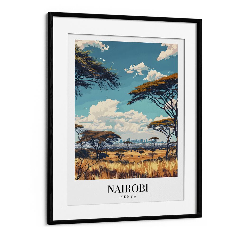 TRAVEL ART painting - NAIROBI - KENYA by Asianmonk