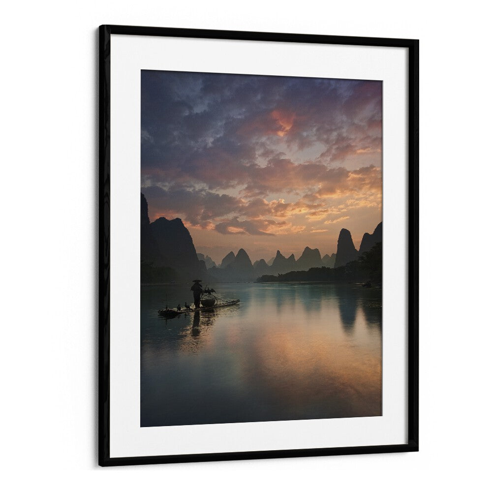 Christian Meermann painting - LI RIVER SUNRISE BY YAN ZHANG by Asianmonk