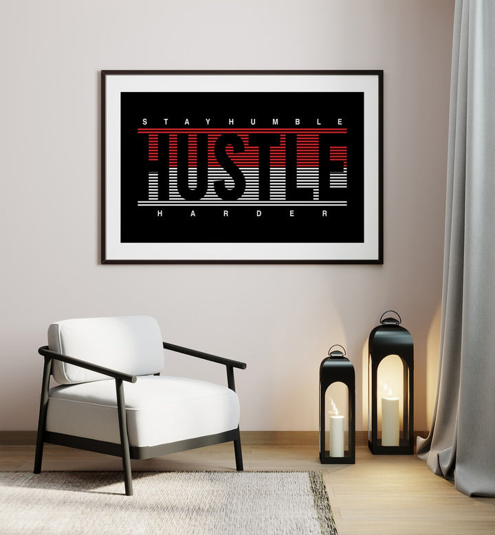 ABSTRACT painting - STAY HUMBLE HUSTLE HARDER II by Asianmonk