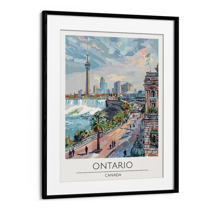 TRAVEL ART painting - ONTARIO - CANADA TRAVEL ART by Asianmonk