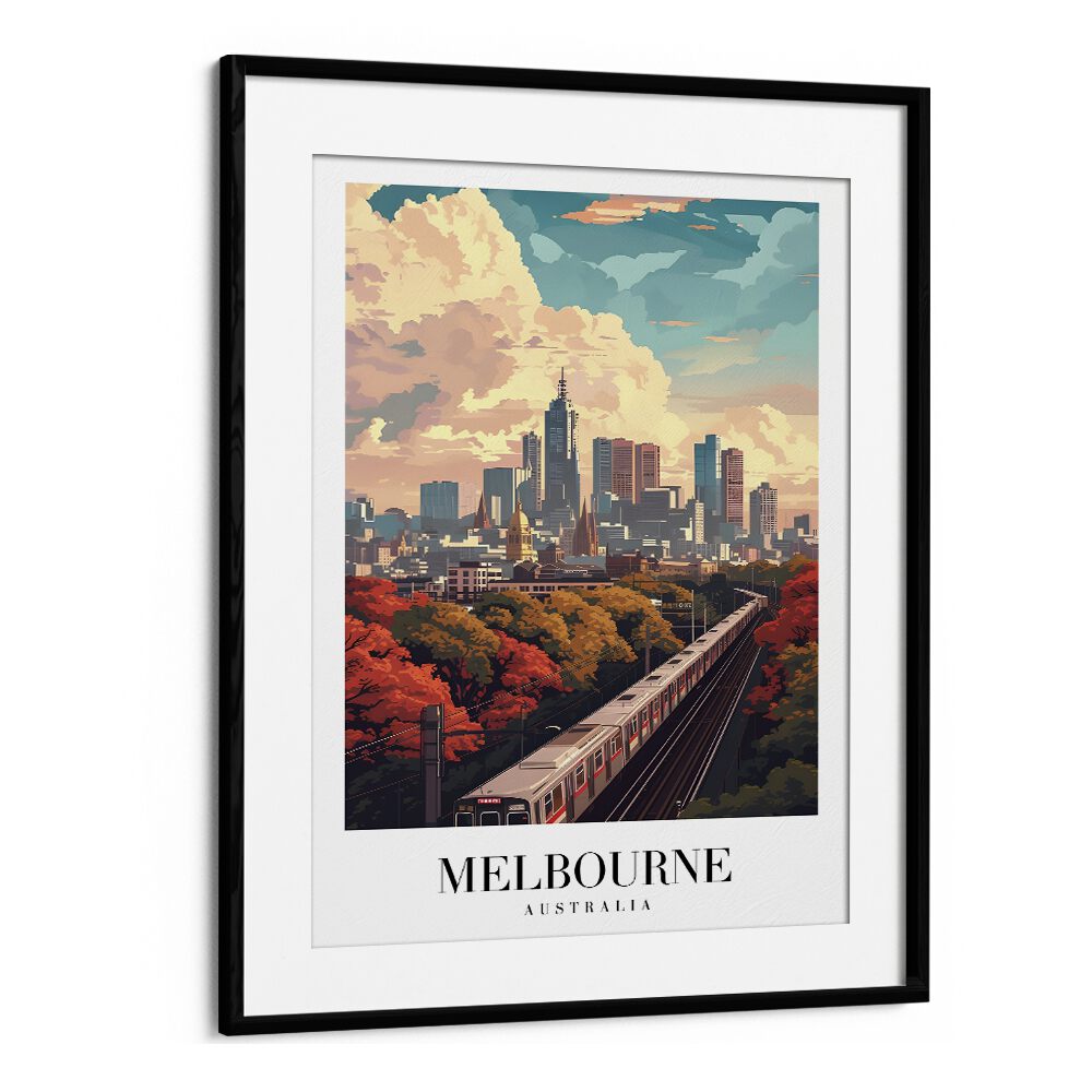 TRAVEL ART painting - MELBOURNE CITY TRANSPORT - AUSTRALIA by Asianmonk