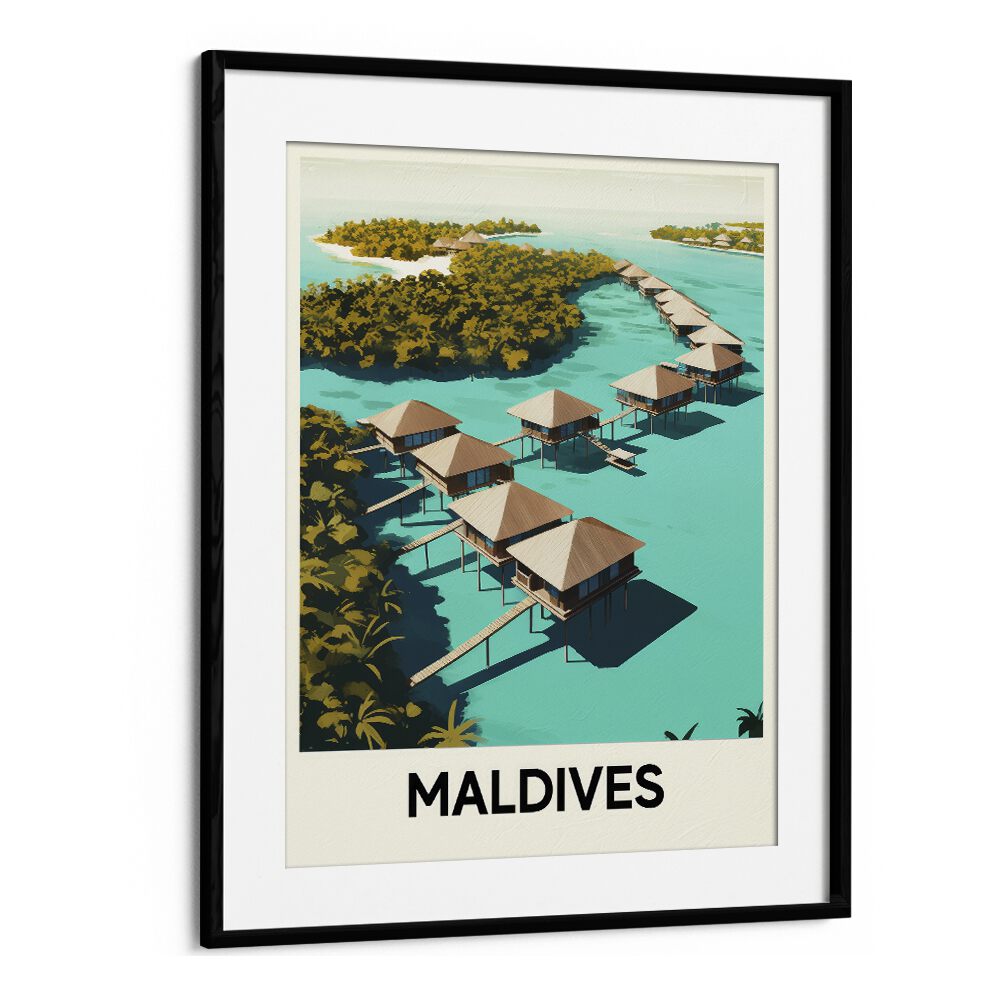 TRAVEL ART painting - MALDIVES by Asianmonk