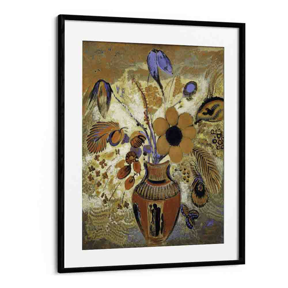 comic painting - ETRUSCAN VASE WITH FLOWERS (1900—1910) by Asianmonk