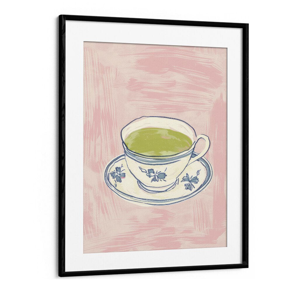 ABSTRACT painting - GREEN TEA by Asianmonk