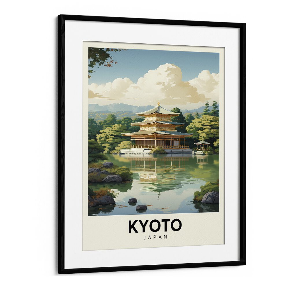 TRAVEL ART painting - SERENE SAKURA: A KYOTO REVERIE – TRAVEL ARTWORK by Asianmonk