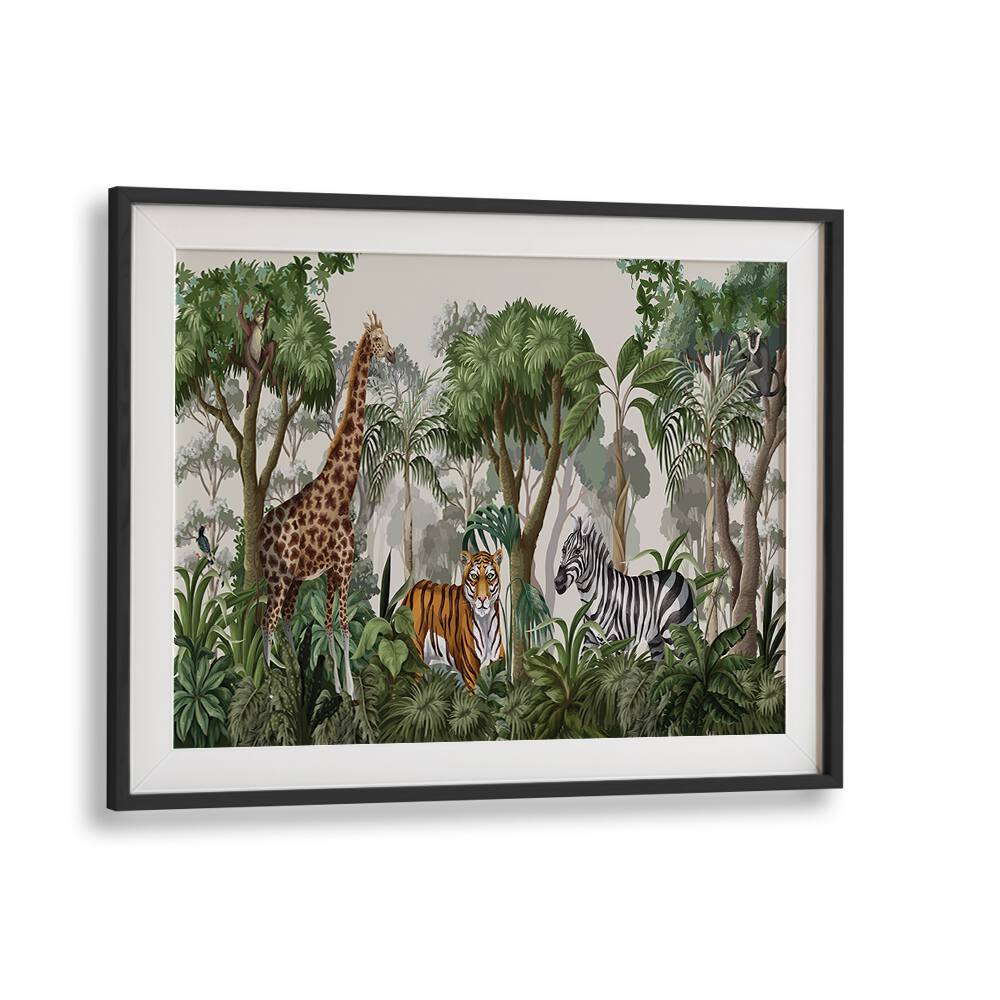 kids painting - DEEP JUNGLE WALK by Asianmonk