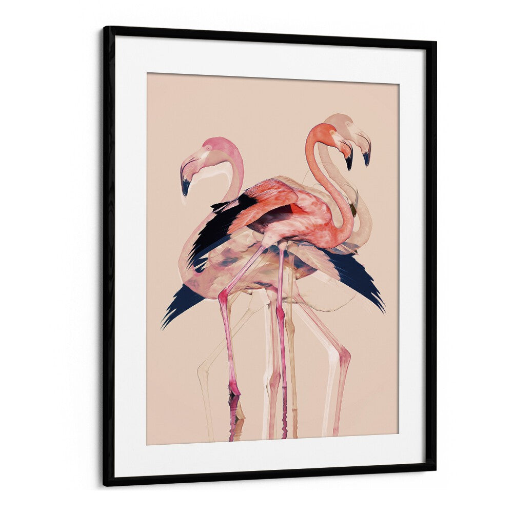 Christian Meermann painting - FLAMINGOS NR. III by Asianmonk