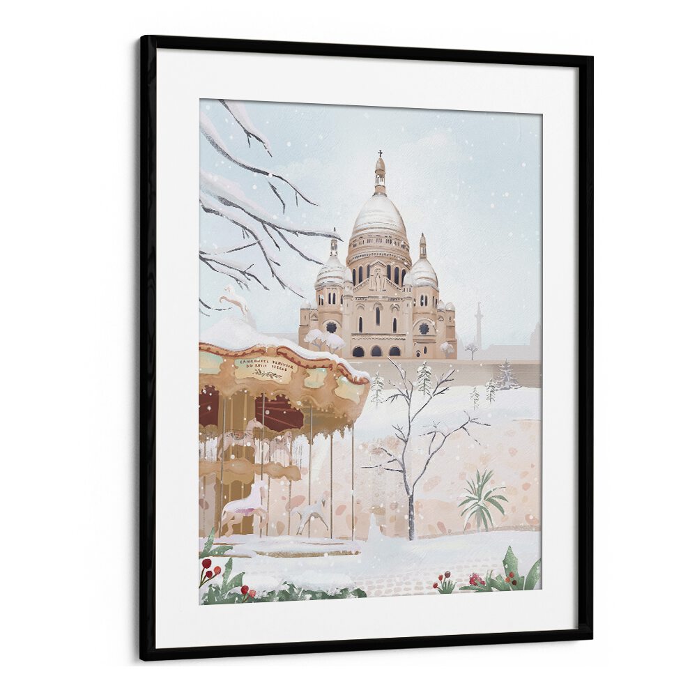 kitchen painting - WINTER IN PARIS BY PETRA LIDZE by Asianmonk