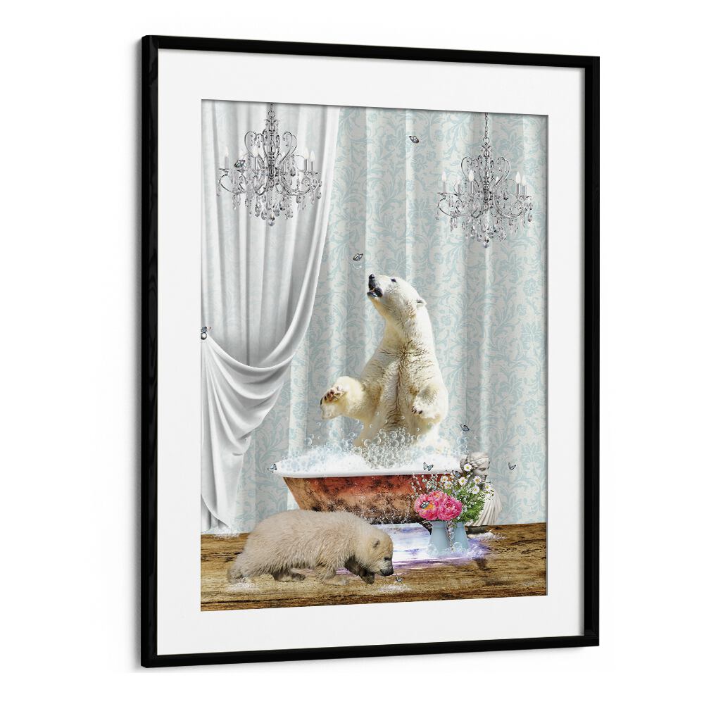 Quotes painting - POLAR BEARS A BUBBLES by Asianmonk