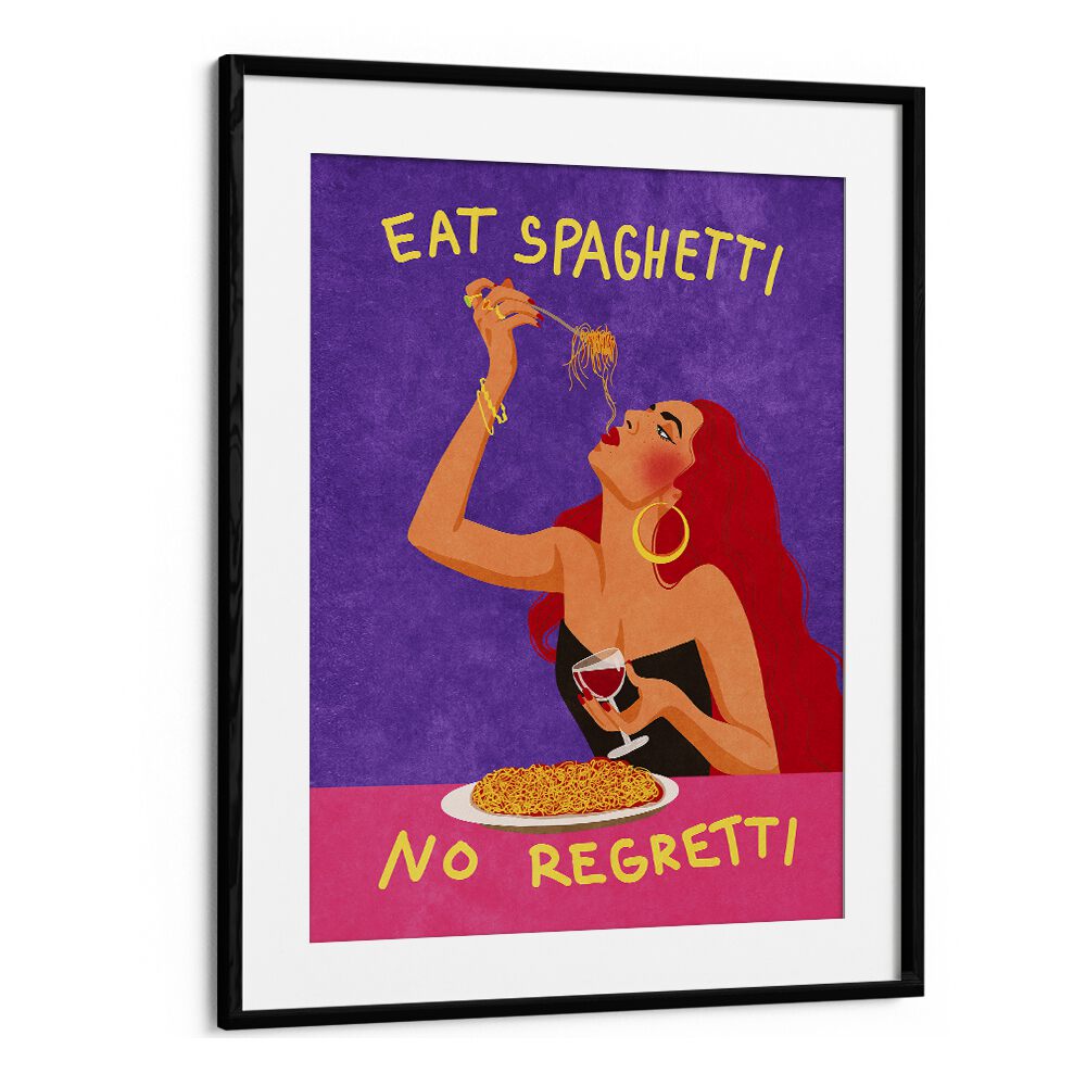 raissa oltmanns painting - EAT SPAGHETTI NO REGRETTI by Asianmonk