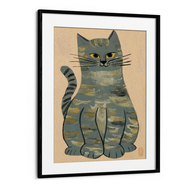 ANIMALS painting - LOUISE THE CAT by Asianmonk