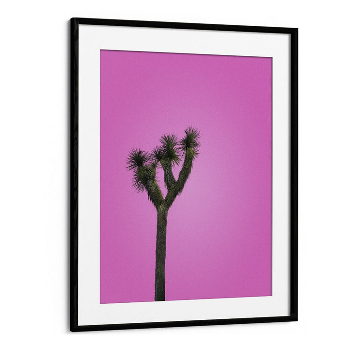 surreal painting - JOSHUA TREE WITH PINK SKY by Asianmonk