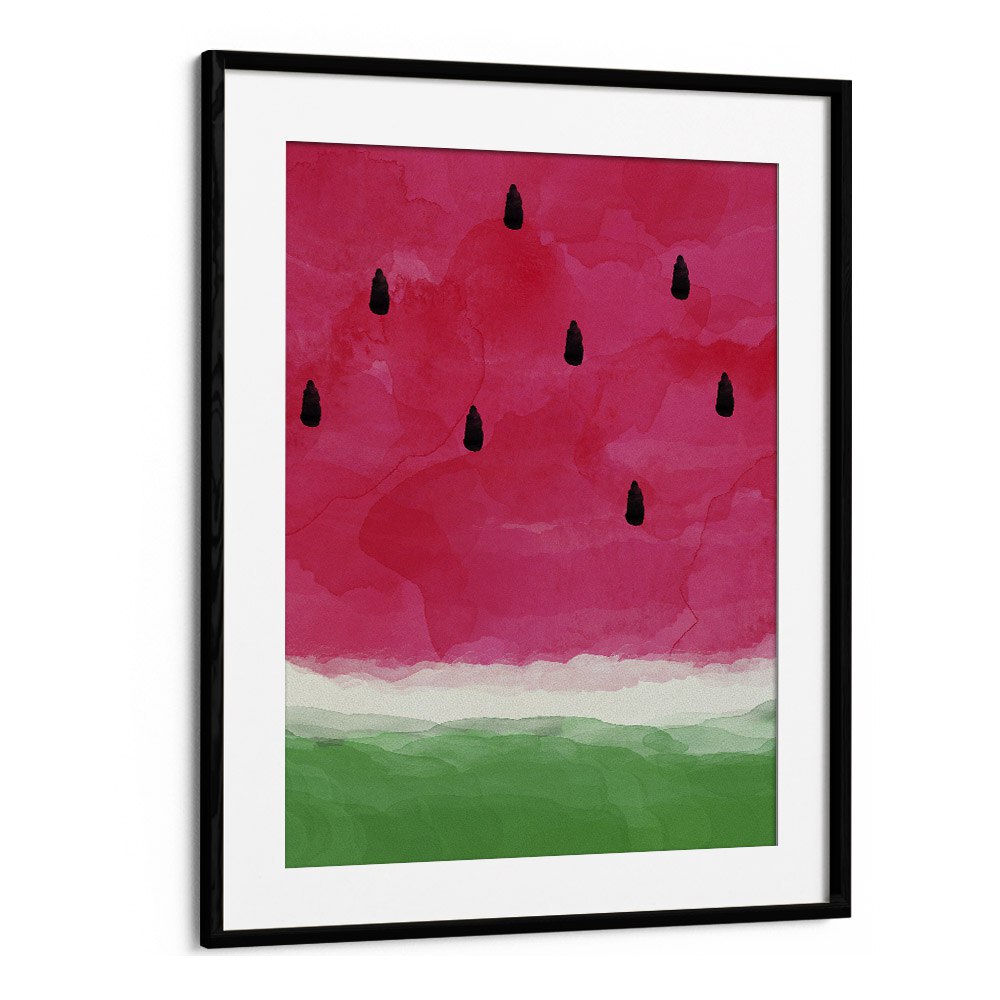 kitchen painting - WATERMELON ABSTRACT by Asianmonk