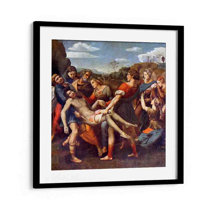 pop art painting - RAPHAEL'S THE DEPOSITION (1507) by Asianmonk