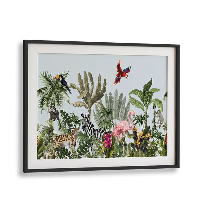 kids painting - JUNGLE SAFARI I by Asianmonk