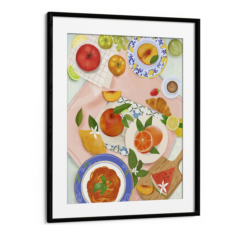 kitchen painting - SUMMER BRUNCH BY PETRA LIDZE by Asianmonk