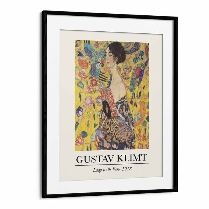 gustav klimt painting - GUSTAV KLIMT'S LADY WITH FAN - 1918 by Asianmonk