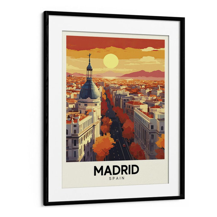 TRAVEL ART painting - MADRID - SPAIN by Asianmonk