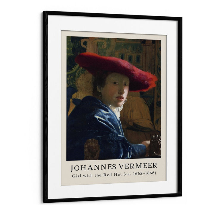 JOHANNES VERMEER - GIRL WITH RED HAT. 1665 - 1666