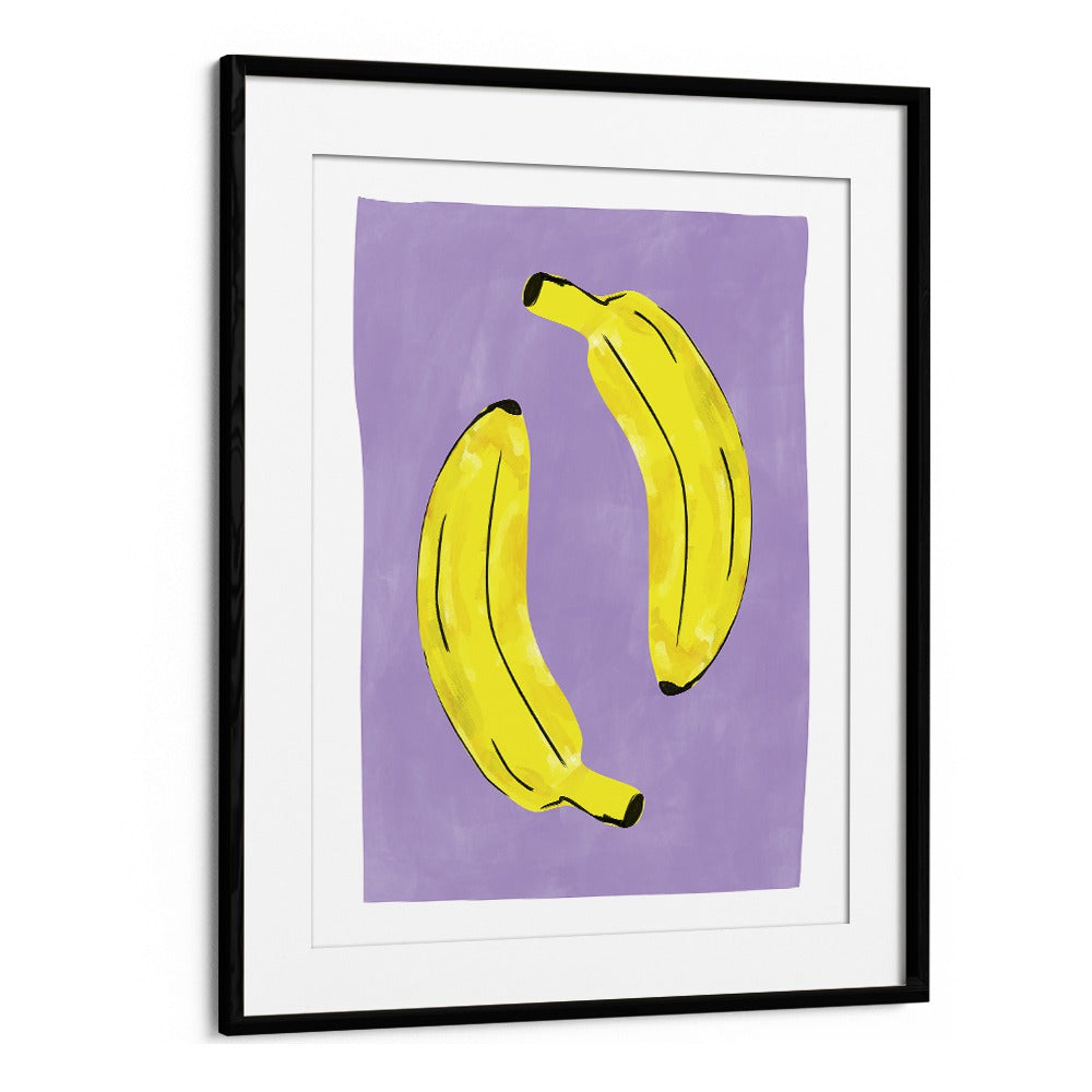 YELLOW BANANAS BY ELENA RISTOVA, KITCHEN ART PAINTINGS