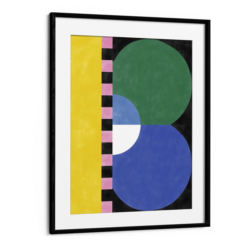 TWIN CIRCLES BY ELENA RISTOVA, ABSTRACT ART PRINTS