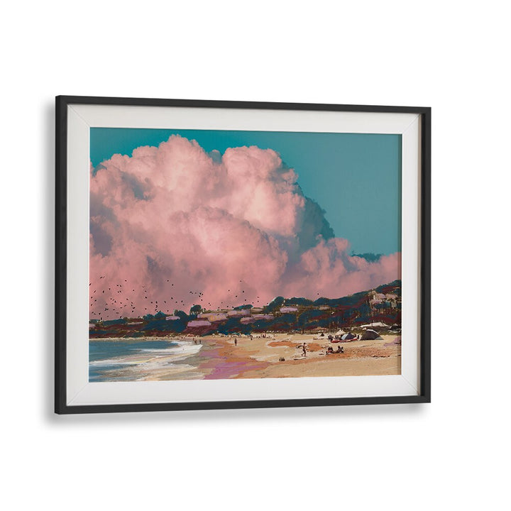 COASTAL PINKS & BLUES , BEACH PAINTINGS