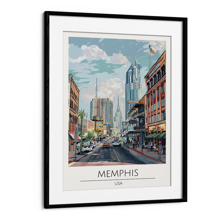 TRAVEL ART painting - MEMPHIS - USA TRAVEL ART by Asianmonk