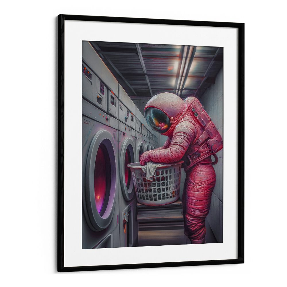 Christian Meermann painting - ASTRONAUT DOING LAUNDRY I by Asianmonk