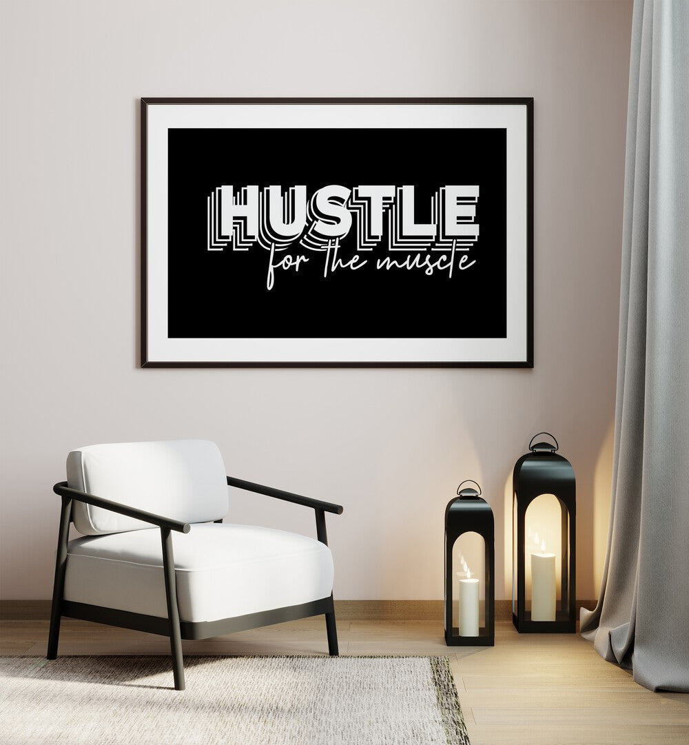 ABSTRACT painting - HUSTLE FOR THE MUSCLE by Asianmonk