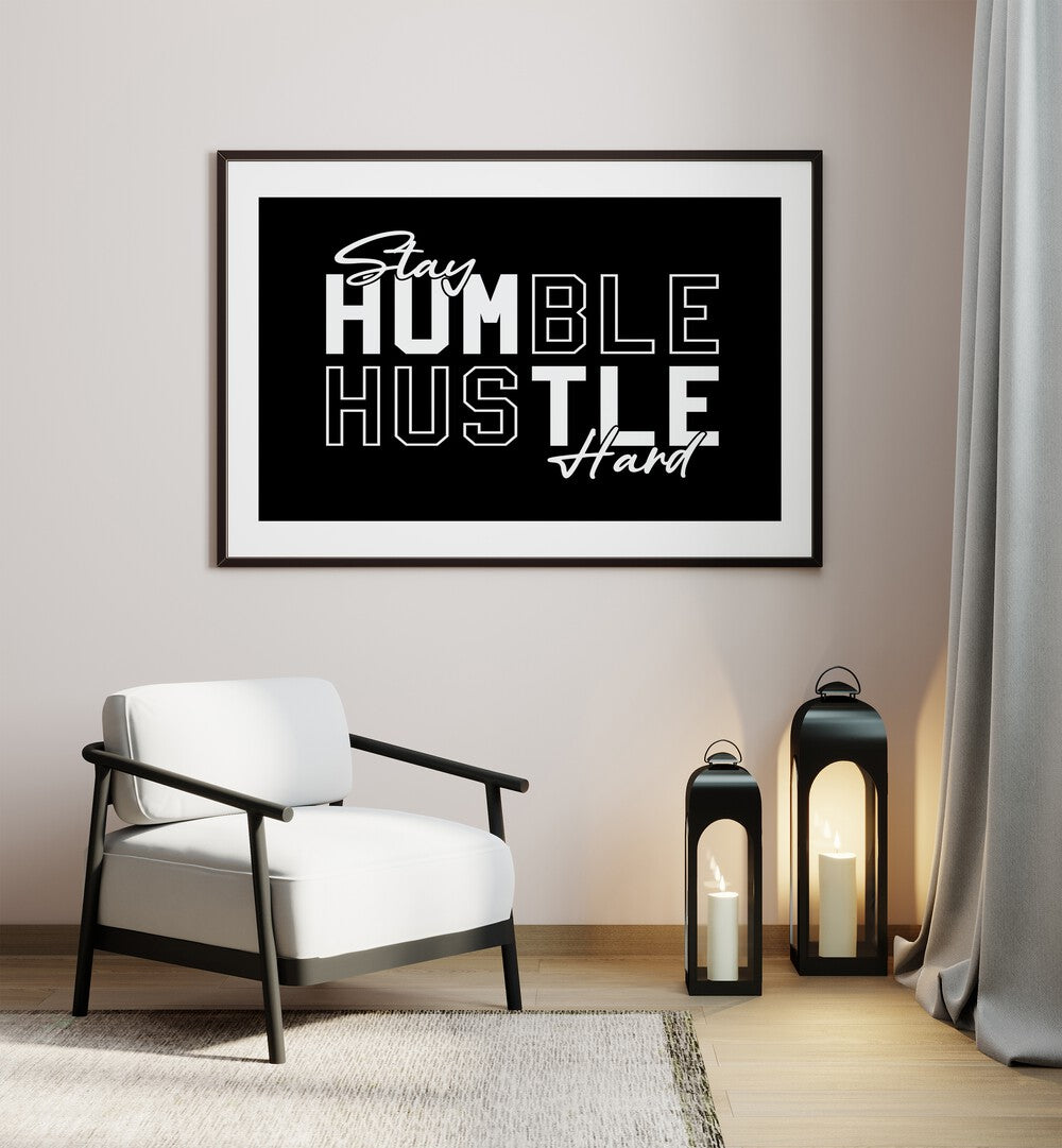 ABSTRACT painting - STAY HUMBLE HUSTLE HARD III by Asianmonk