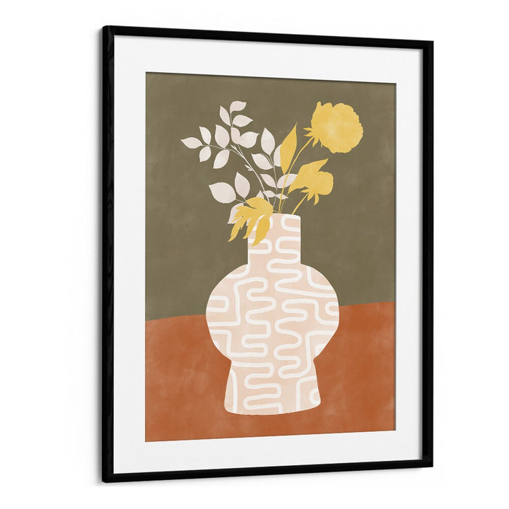 GEOMETRIC DESIGN FLOWER POT BY ELENA RISTOVA, GEOMETRIC ART PRINTS