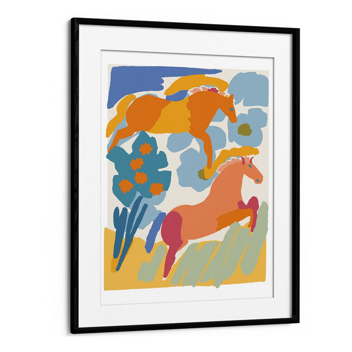 WILD HORSES BY TREECHILD, KIDS ROOM ART