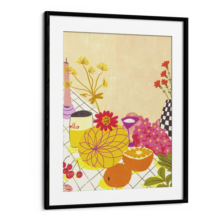 kitchen painting - CITRUS AND FLOWERS by Asianmonk