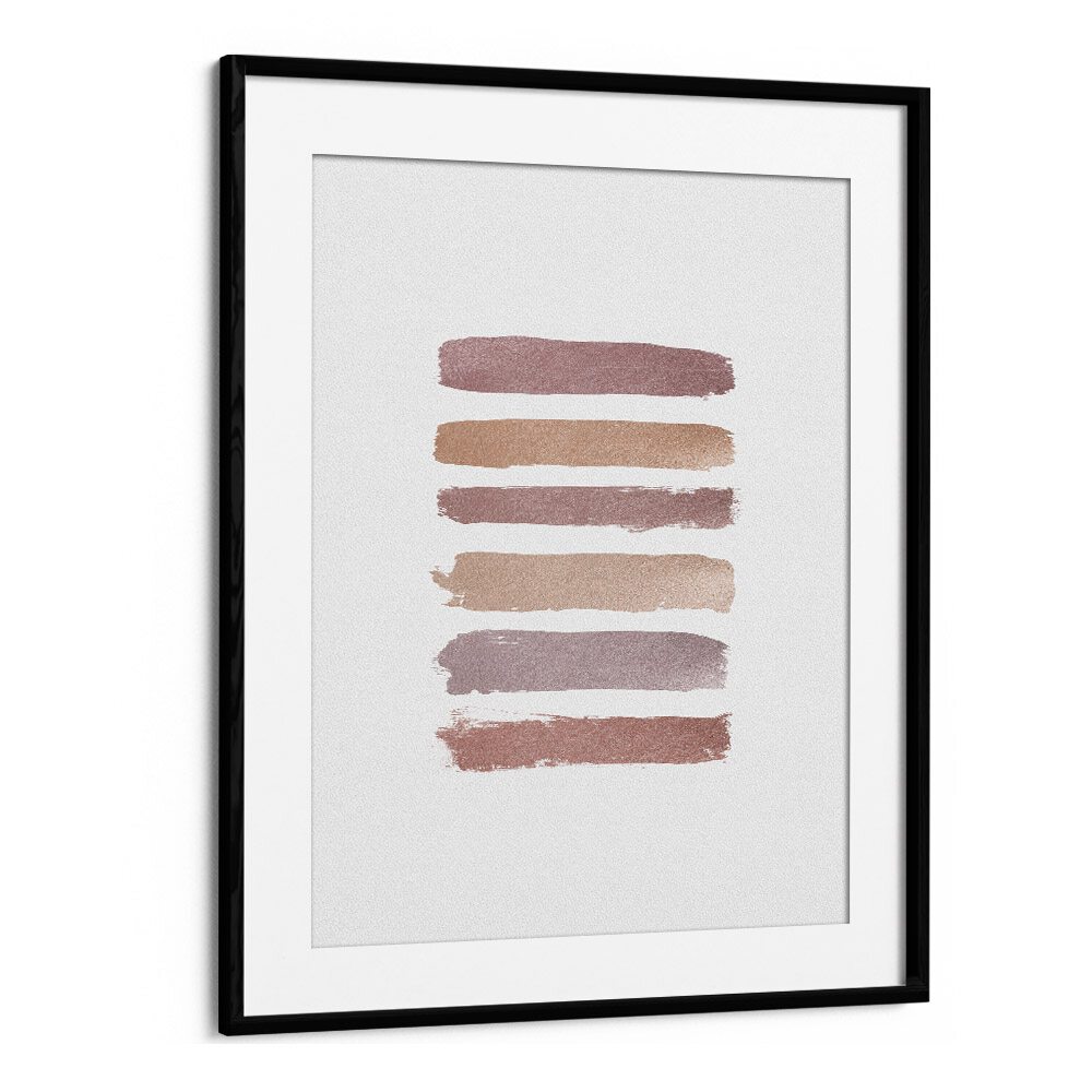 ABSTRACT painting - DUSTY ROSE STRIPES by Asianmonk