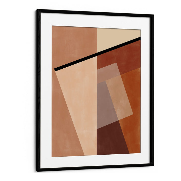 TERRACOTTA SQUARES BY ELENA RISTOVA, GEOMETRIC ART PRINTS