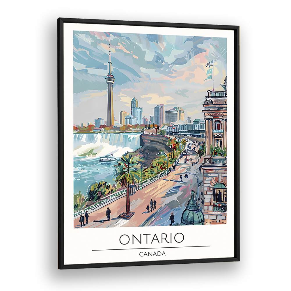 TRAVEL ART painting - ONTARIO - CANADA TRAVEL ART by Asianmonk