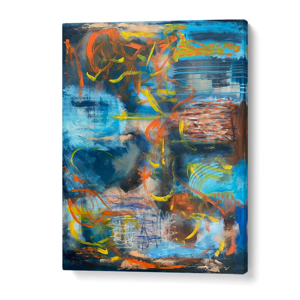 blockfitti abstract paintings in Gallery Wrap