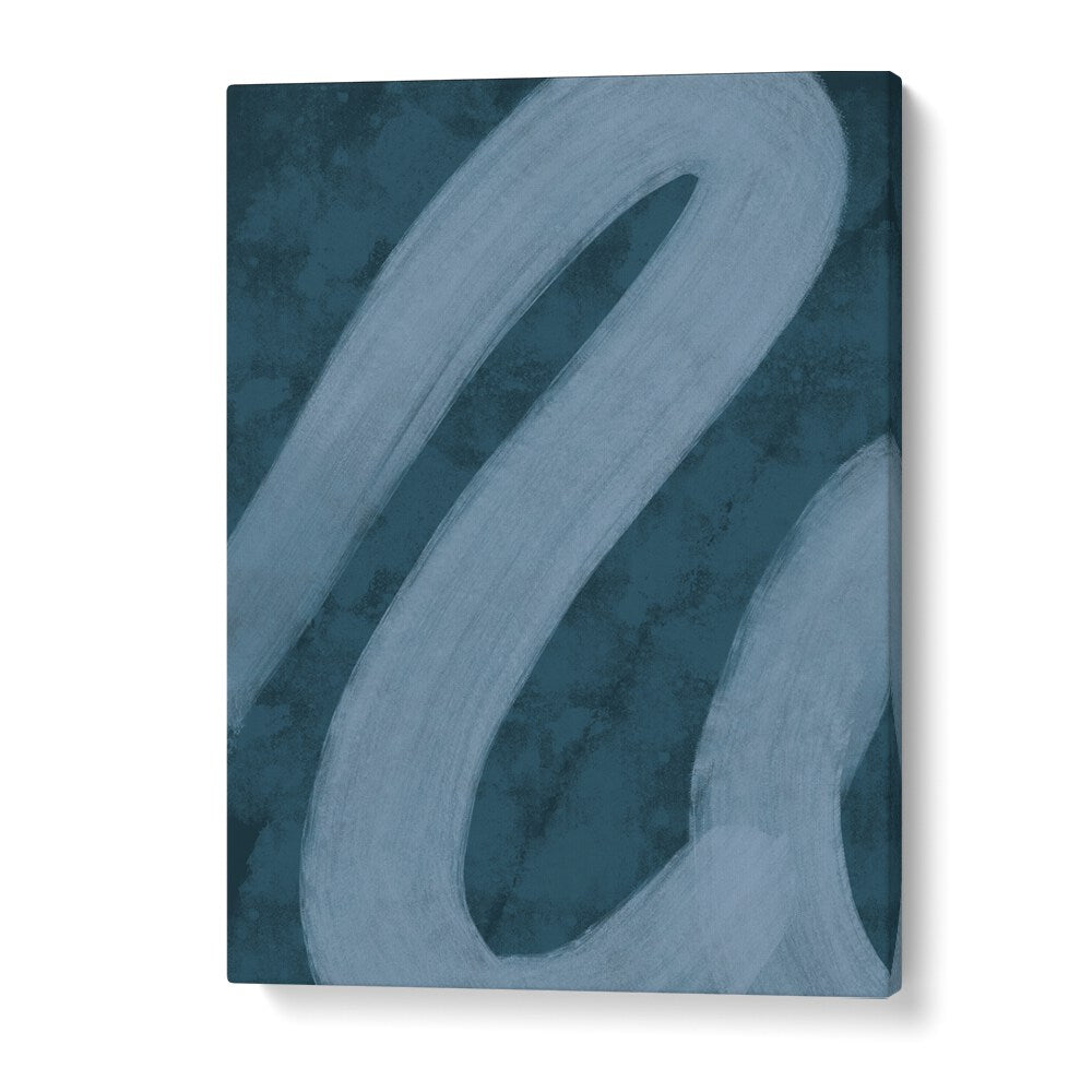 blue lines iii by yopie studio abstract art paintings in Gallery Wrap