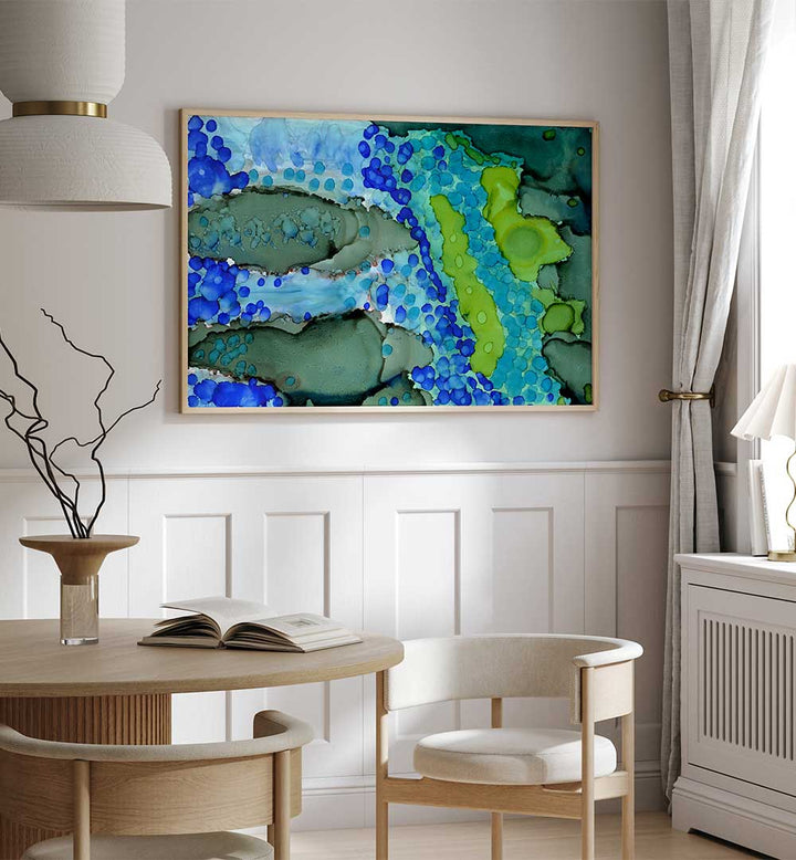 BLUE OCEAN ABSTRACT , ABSTRACT PAINTINGS