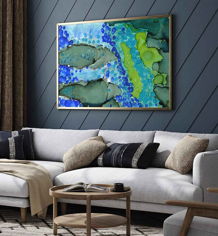 BLUE OCEAN ABSTRACT , ABSTRACT PAINTINGS