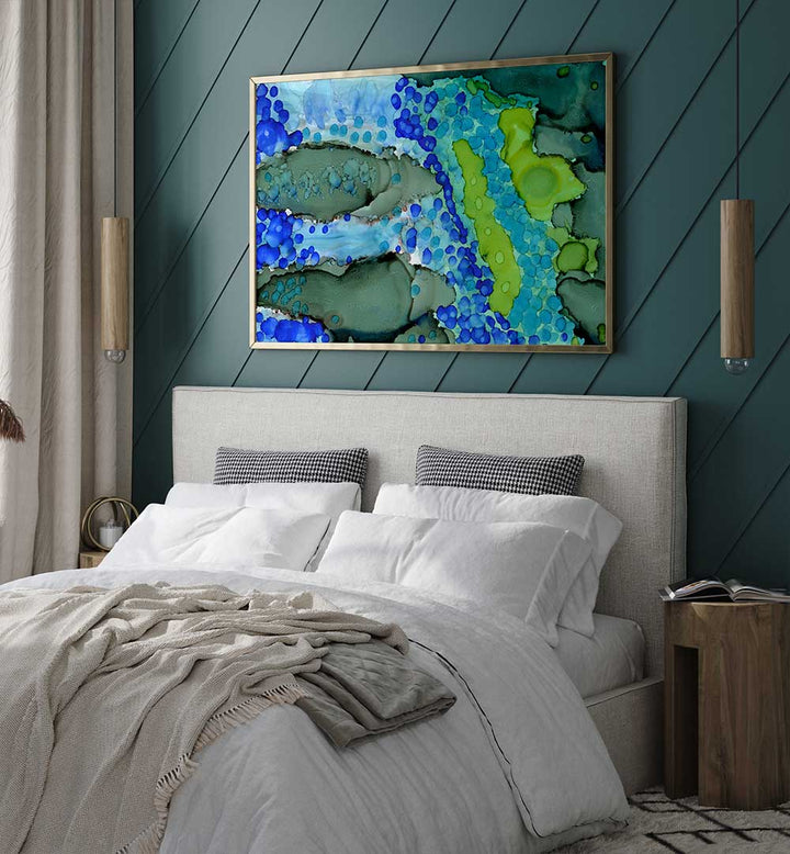 BLUE OCEAN ABSTRACT , ABSTRACT PAINTINGS