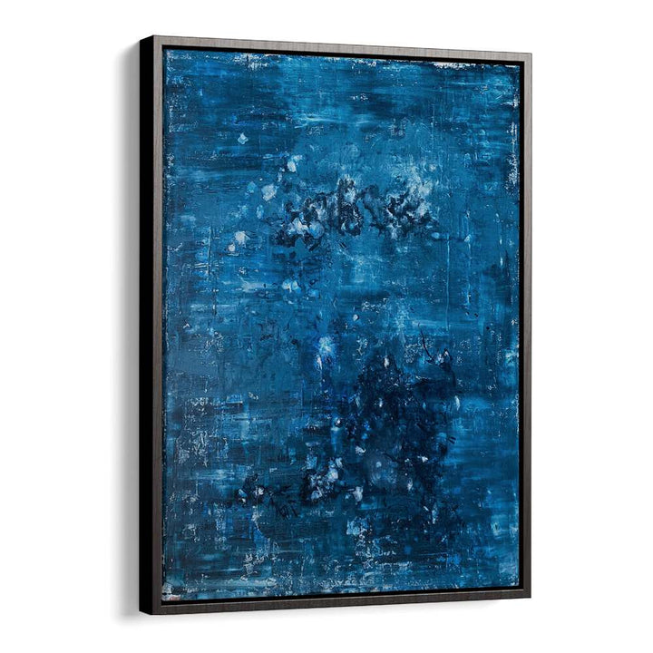 blueprint symphony abstract paintings in Black Floater Frame