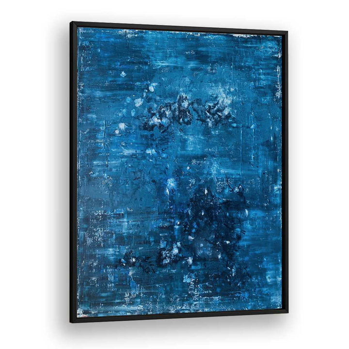 blueprint symphony abstract paintings in Black Plain Frame