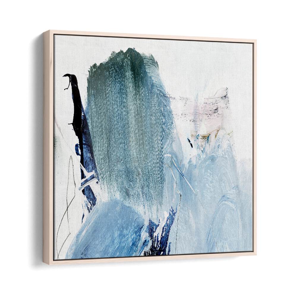 blues by dan hobday abstract art abstract paintings in Oak Wood Floater Frame