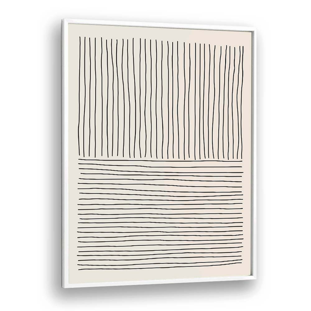 boho line series ii by jay stanley geometric paintings in White Plain Frame