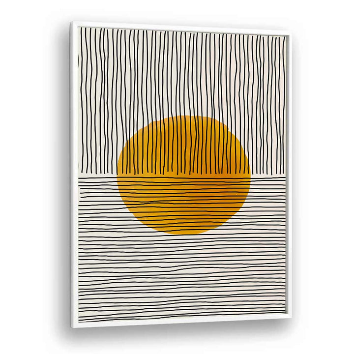 boho suns series iii by jay stanley geometric paintings in White Plain Frame