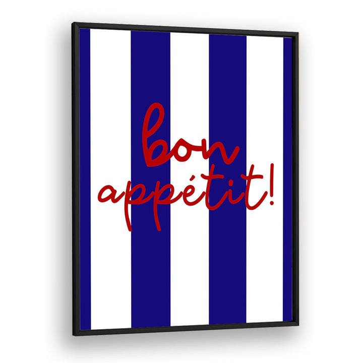 bon appetit kitchen posters kitchen art prints in Black Plain Frame